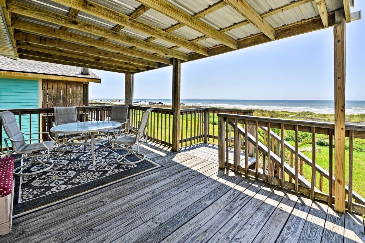 Galveston Beach House With Private Deck And Gulf Views מראה חיצוני תמונה