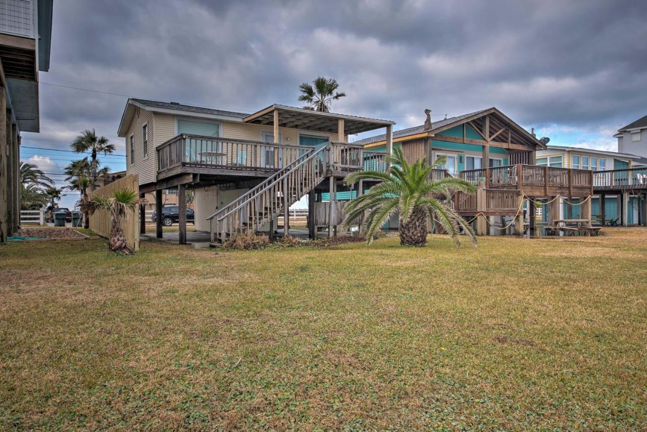 Galveston Beach House With Private Deck And Gulf Views מראה חיצוני תמונה
