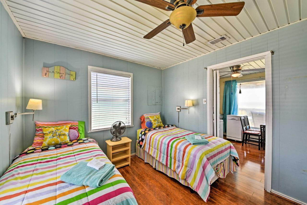 Galveston Beach House With Private Deck And Gulf Views מראה חיצוני תמונה