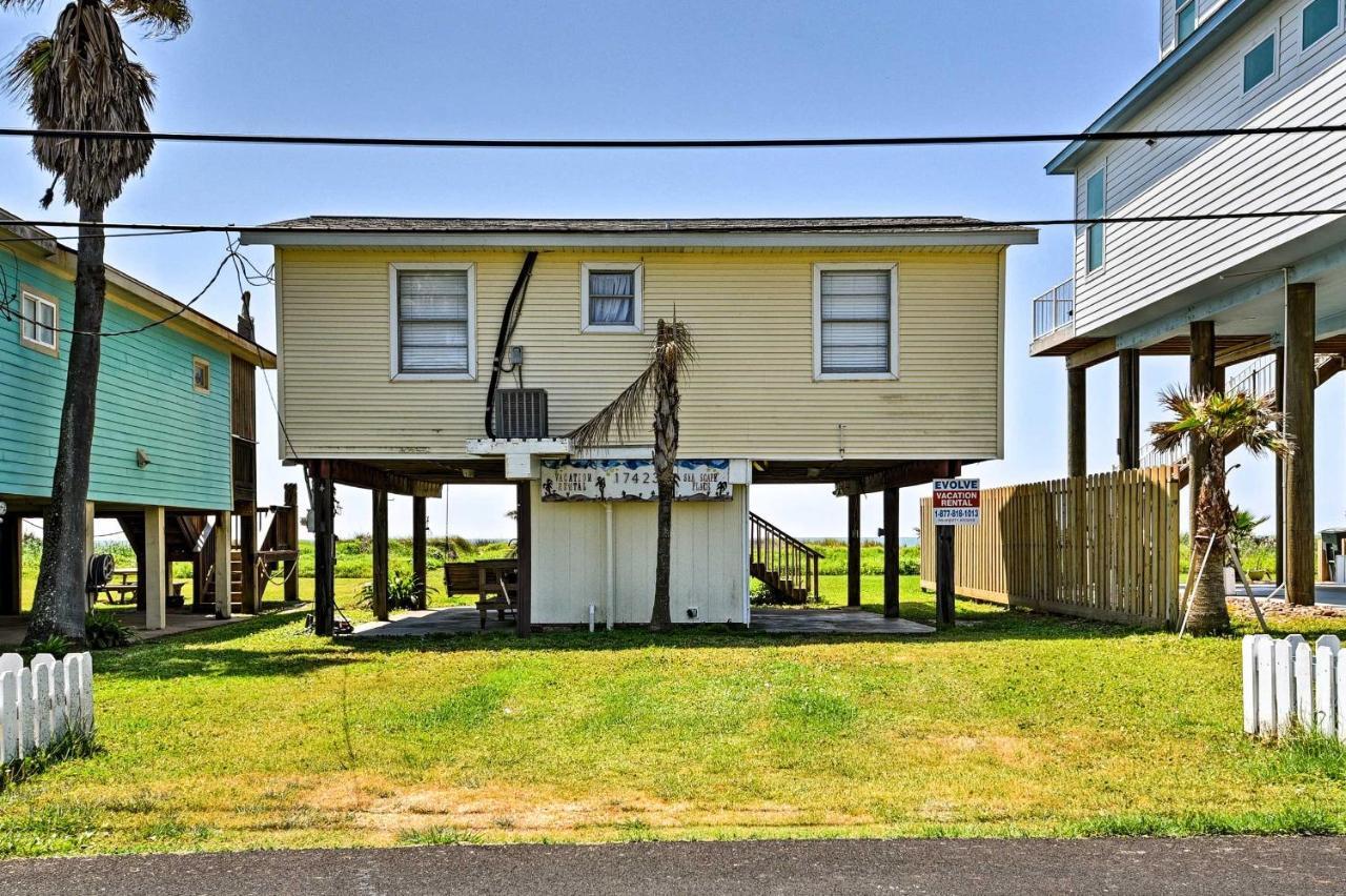 Galveston Beach House With Private Deck And Gulf Views מראה חיצוני תמונה