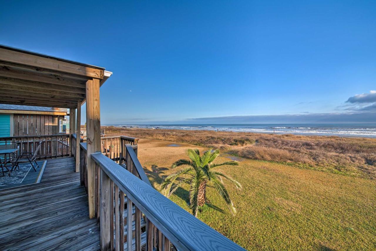 Galveston Beach House With Private Deck And Gulf Views מראה חיצוני תמונה